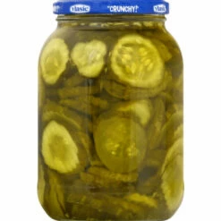 Vlasic Pickle Chips, Hamburger Dill, Ovals, 46 Ounce