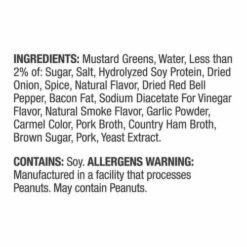 Glory Foods Mustard Greens, Southern Style, 27 Ounce -Delicious Food Shop 6a4b64a4 3564 4f1b 86f2 1f05cf098d5d