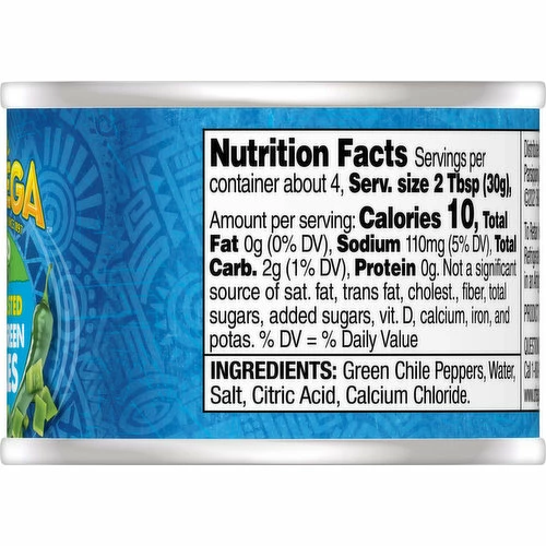 Ortega Green Chiles, Fire Roasted, Mild, Diced, 4 Ounce 5 Ortega Green Chiles, Fire Roasted, Mild, Diced, 4 Ounce - Image 3