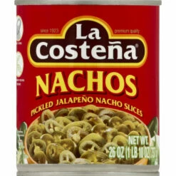 La Costena Jalapeno Nacho Slices, Pickled, 26 Ounce