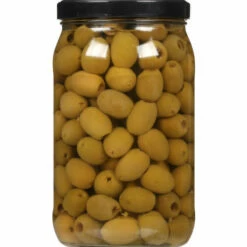 First Street Spanish Olives, Premium, Pitted Queen, 36 Ounce