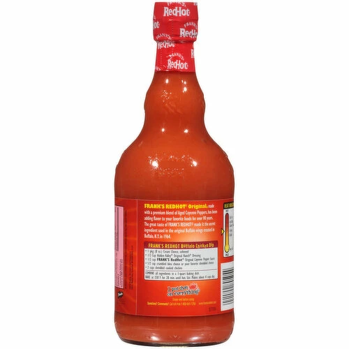 Frank's RedHot Original Cayenne Pepper Hot Sauce, 23 Fluid Ounce 3 Frank's RedHot Original Cayenne Pepper Hot Sauce, 23 Fluid Ounce