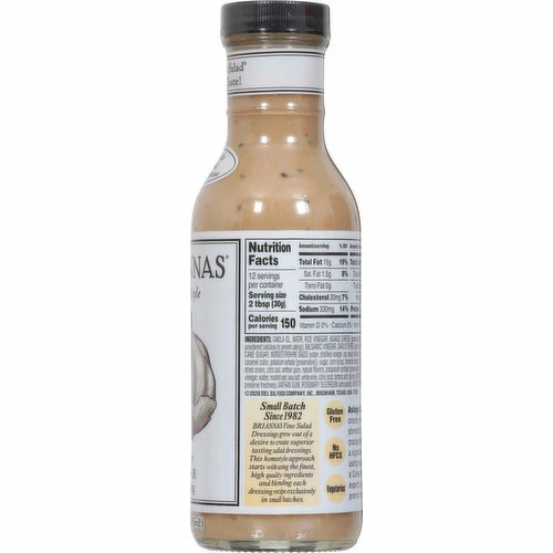 Briannas Dressing, Caesar, Asiago, 12 Fluid Ounce 5 Briannas Dressing, Caesar, Asiago, 12 Fluid Ounce - Image 3