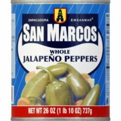 San Marcos Jalapeno Peppers, Whole, 26 Ounce