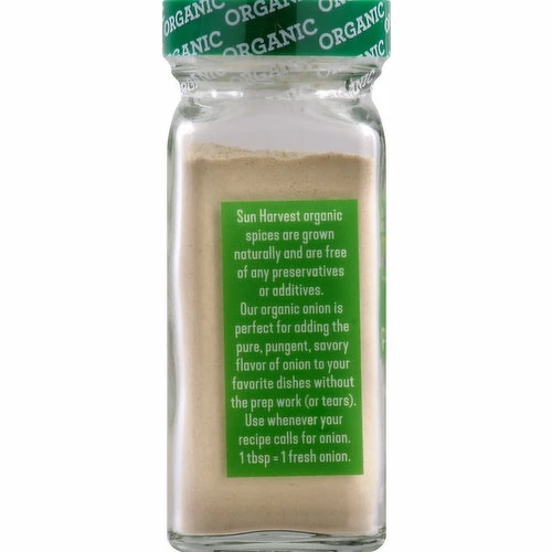 Sun Harvest Onion Powder, Organic, 1.9 Ounce 4 Sun Harvest Onion Powder, Organic, 1.9 Ounce - Image 2