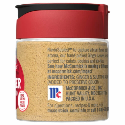 McCormick Ground Ginger, 0.7 Ounce 5 McCormick Ground Ginger, 0.7 Ounce - Image 3