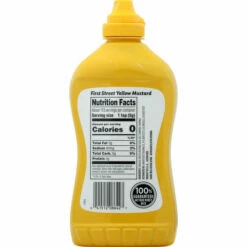 FIRST STREET Mustard, Yellow, 20 Ounce