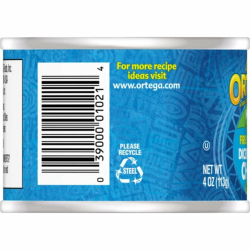 Ortega Green Chiles, Fire Roasted, Mild, Diced, 4 Ounce 4 Ortega Green Chiles, Fire Roasted, Mild, Diced, 4 Ounce - Image 2