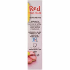 McCormick Red Food Color, 1 Fluid Ounce -Delicious Food Shop 897fa254 10a2 4e2d acb6 489761311b4b