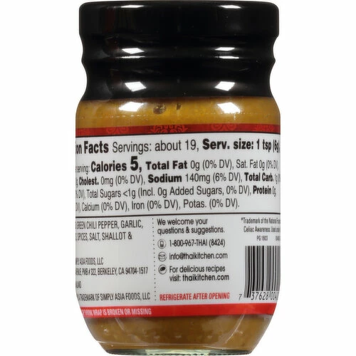 Thai Kitchen Gluten Free Green Curry Paste, 4 Ounce 3 Thai Kitchen Gluten Free Green Curry Paste, 4 Ounce