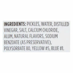 First Street Pickles, Dill Chips, Hamburger, 1 Gallon -Delicious Food Shop 8e5a57f3 8c60 4879 a046 497352245411