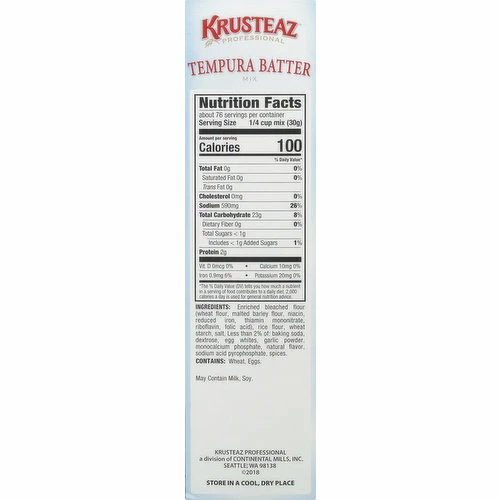 Krusteaz Tempura Batter Mix, 5 Pound 5 Krusteaz Tempura Batter Mix, 5 Pound - Image 3