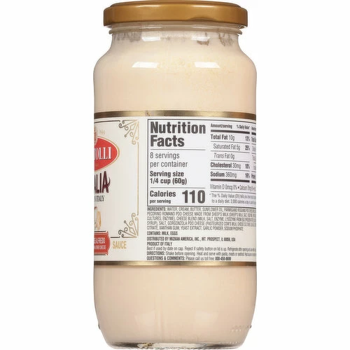 Bertolli Sauce, Four Cheese Alfredo, 16.9 Ounce 5 Bertolli Sauce, Four Cheese Alfredo, 16.9 Ounce - Image 3