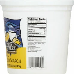 First Street Corn Starch, 100% Pure, 52 Ounce -Delicious Food Shop a04f821e 15ca 4225 9434 f527720f5690