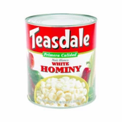 Teasdale White Hominy 6/108 Oz, 108 Ounce