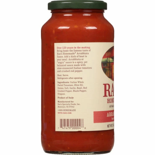 Rao's Sauce, Arrabbiata, 24 Ounce 4 Rao's Sauce, Arrabbiata, 24 Ounce - Image 2