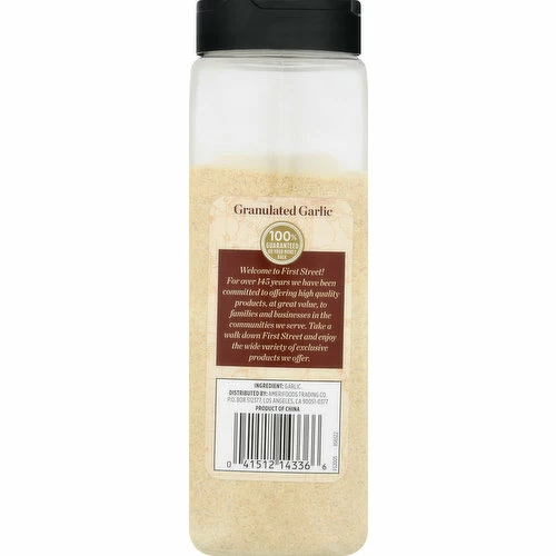 First Street Garlic, Granulated, 23 Ounce 3 First Street Garlic, Granulated, 23 Ounce