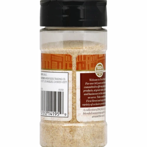 First Street Garlic, Granulated, 4.4 Ounce 3 First Street Garlic, Granulated, 4.4 Ounce
