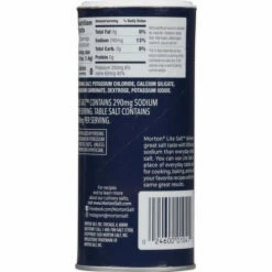 Morton Salt, Lite, 50% Less Sodium, 11 Ounce