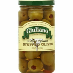 Giuliano Stuffed Olives, Martini Pimento, 7 Ounce