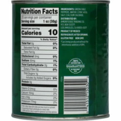 First Street Green Chiles, Whole, Fire Roasted, Mild, 28 Ounce