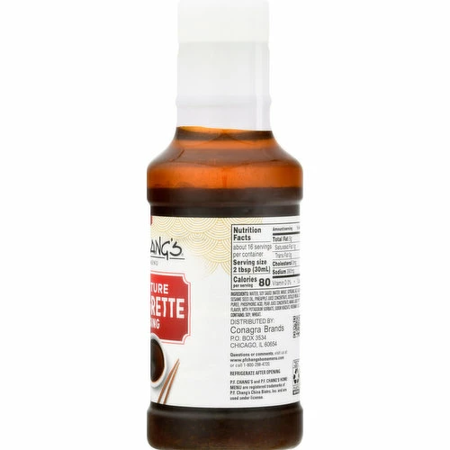 P.F. Chang's Dressing, Vinaigrette, Signature, 16 Fluid Ounce 5 P.F. Chang's Dressing, Vinaigrette, Signature, 16 Fluid Ounce - Image 3