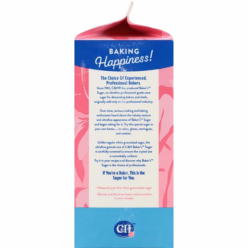 C&H Sugar, Pure Cane, Baker's, 4 Pound 5 C&H Sugar, Pure Cane, Baker's, 4 Pound - Image 3