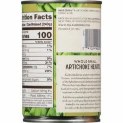 Roland Artichoke Hearts, Whole, Small, 13.75 Ounce