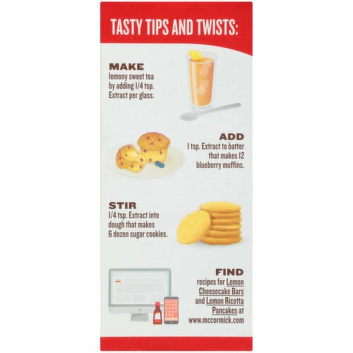 McCormick Pure Lemon Extract, 2 Fluid Ounce 3 McCormick Pure Lemon Extract, 2 Fluid Ounce