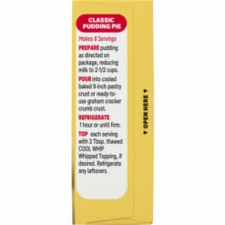 Jell-O Pudding & Pie Filling, Banana Cream, Instant, Family Size, 5.1 Ounce -Delicious Food Shop b903d328 a5d5 4521 8fef efeaa554596c