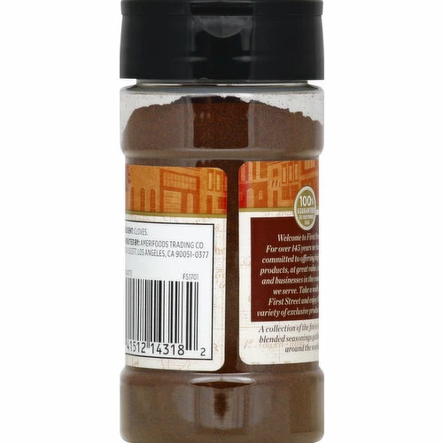First Street Cloves, Ground, 3 Ounce 3 First Street Cloves, Ground, 3 Ounce