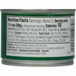 First Street Green Chiles, Diced, Mild, 4 Ounce