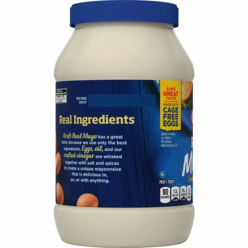 Kraft Mayonnaise, Real, 30 Fluid Ounce 4 Kraft Mayonnaise, Real, 30 Fluid Ounce - Image 2