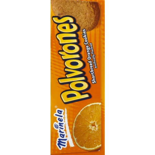 Marinela Shortbread Cookies, Orange, Polvorones, 8 Packs, 8 Each 5 Marinela Shortbread Cookies, Orange, Polvorones, 8 Packs, 8 Each - Image 3