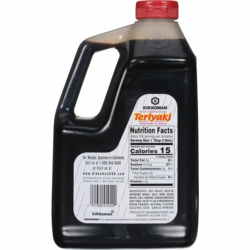 Kikkoman Marinade & Sauce, Teriyaki, 2 Quart 3 Kikkoman Marinade & Sauce, Teriyaki, 2 Quart
