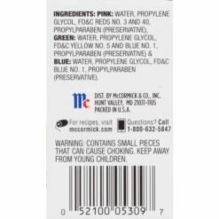 McCormick Neon Food Colors & Egg Dye, 1.5 Fluid Ounce -Delicious Food Shop c3c2fa8e b9ab 4691 b3ea f2171e687245