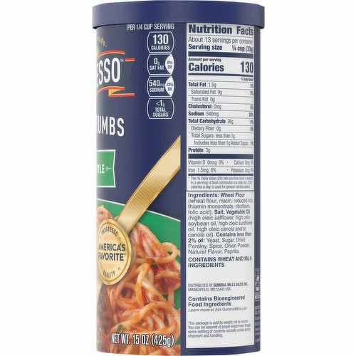 Progresso Bread Crumbs, Italian Style, 15 Ounce 5 Progresso Bread Crumbs, Italian Style, 15 Ounce - Image 3
