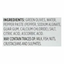 First Street Spanish Olives, Stuffed Manzanilla, Premium, 21 Ounce -Delicious Food Shop c6de3c69 9617 4152 bb68 29c2f22b71f7