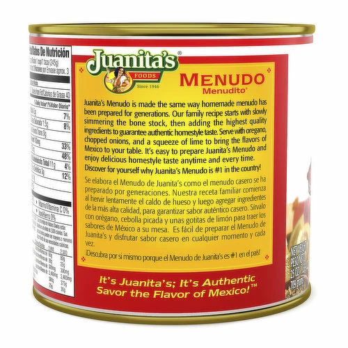 Juanita's Menudo, 25 Ounce 3 Juanita's Menudo, 25 Ounce