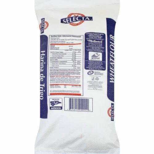 Selecta Wheat Flour, Enriched, All Purpose, 22 Pound 3 Selecta Wheat Flour, Enriched, All Purpose, 22 Pound