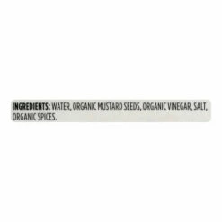 SUN HARVEST Mustard, Organic, Stone Ground, 12 Ounce -Delicious Food Shop cf228e3f ba39 4f93 a7de b635640f7018