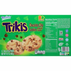 Marinela Cookies, Chocolate Chip, Trikis, 8 Packs, 8 Each