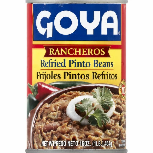 Goya Pinto Beans, Refried, 16 Ounce 3 Goya Pinto Beans, Refried, 16 Ounce
