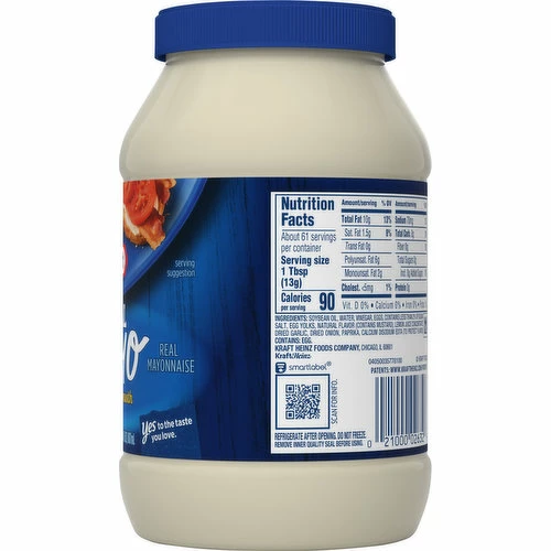 Kraft Mayonnaise, Real, 30 Fluid Ounce 5 Kraft Mayonnaise, Real, 30 Fluid Ounce - Image 3