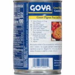 Goya Green Pigeon Peas, 15 Ounce