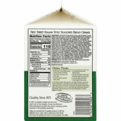 First Street Bread Crumbs, Seasoned, Italian Style, 5 Pound -Delicious Food Shop d629f2b1 945f 4d55 8527 34c3856c48fa