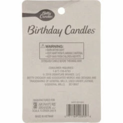 Betty Crocker Birthday Candles, Happy Birthday, 3 Inch, 13 Each