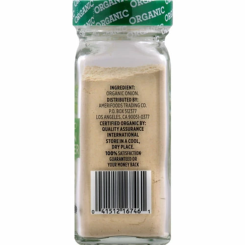 Sun Harvest Onion Powder, Organic, 1.9 Ounce 5 Sun Harvest Onion Powder, Organic, 1.9 Ounce - Image 3