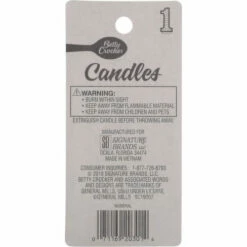 Betty Crocker Birthday Candle, Numeral 1, 3 Inch, 1 Each