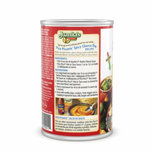 Juanita's Cheese Sauce, Nacho, Medium, 15 Ounce 3 Juanita's Cheese Sauce, Nacho, Medium, 15 Ounce - Image 2
